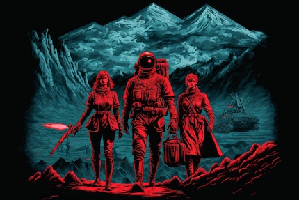 I like this image, but again, the style isn’t quite consistent with previous creations.