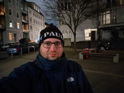 Selfie genomen met nachtmodus.