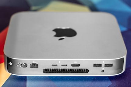 In der normalen M2-Version sind die Anschlüsse des Mac Mini eher spartanisch.