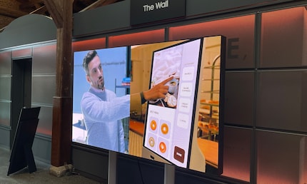 The Wall, Samsung’s first micro-LED TV, provides a glimpse into the future of television.