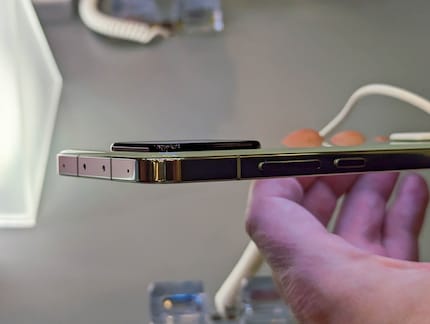 Der kantige Rahmen des Xiaomi 13.