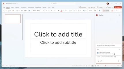 Ähnlich wie Clippy, der Office-Assistent aus den 1990ern, kann der Copilot auf der rechten Seite einer App angesprochen werden. Doch bietet der neue Assistent künstliche Intelligenz und könnte daher diesmal auch tatsächlich nützlich sein.