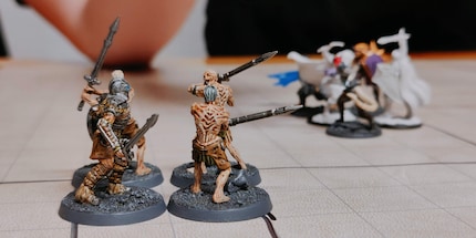 Classic pen-and-paper: lovingly painted figurines on a simple chequered map, brought to life by the Dungeon Master’s imagination.