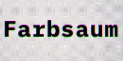 In deze bewust onscherpe macro-opname zijn kleurfranjes te zien.