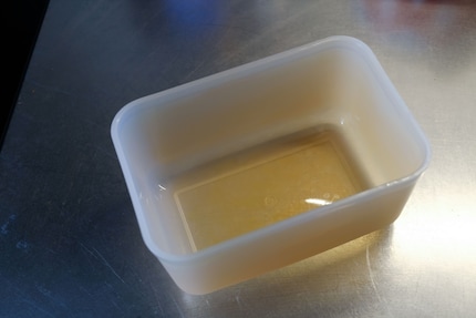 Colleague Balissat’s tinged Tupperware.