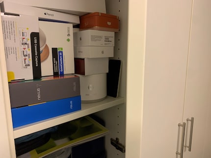 Im hintersten Schrank im Keller ist das begehrte Ding wenigstens außer Sichtweite.