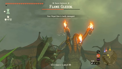 Le dragon Gleeok est l'un des adversaires les plus puissants du jeu.