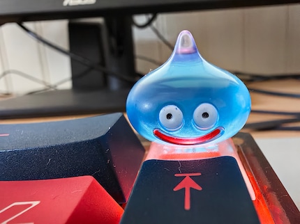 With Macro, my tiny slime blob becomes massive.