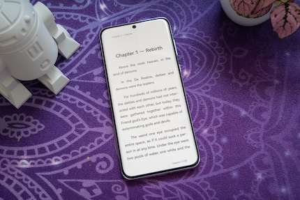 Reading a book on your smartphone is enjoyable, as long as you can find one you like.