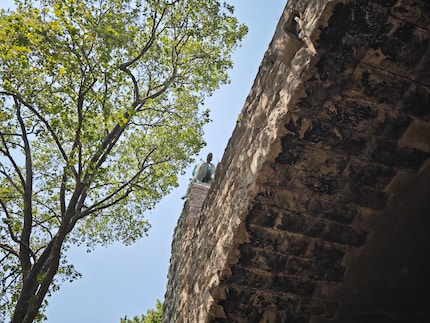 Er zit een verbazingwekkende hoeveelheid detail in de brugboog. 