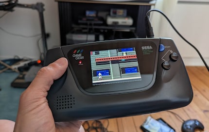Das Farbdisplay des Game Gears glänzt auch heute noch.