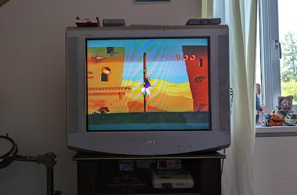 Ein Röhrenfernseher gehört zum Retro-Erlebnis einfach dazu.