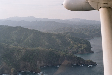 Like time travel: film photos from a propeller plane over Central America.
