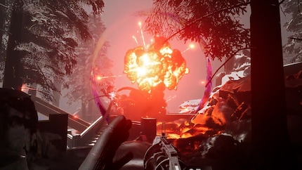 De explosies brengen tenminste een vleugje kleur in het spel. 