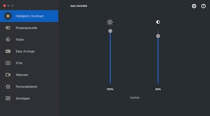 The tool allows me to select settings from the operating system.