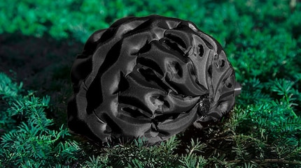 The bike helmet made from 70 per cent air.