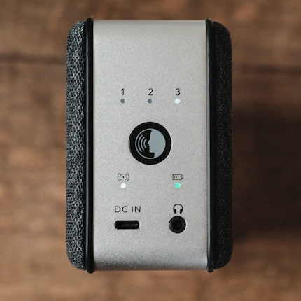 The three levels can be adjusted via a button on the side.