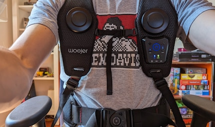Woojer’s Vest feels like a life jacket.