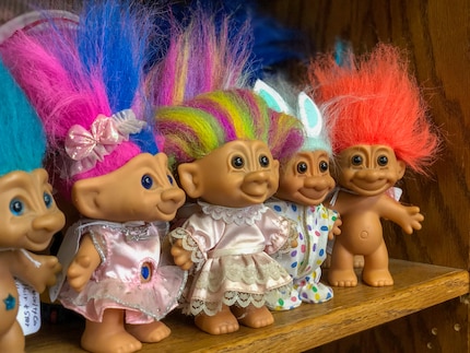Trolle schmückten die Kinderzimmer der 90er Jahre.