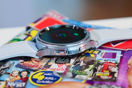 The Watch 6 Classic with rotating bezel.