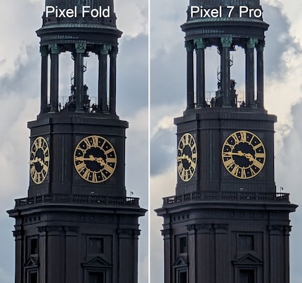 Der 20-fache Zoom im Vergleich mit dem Pixel 7 Pro.