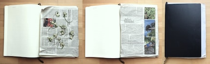 Bloemen erin, kaft erom, dicht: zo pers je bloemen gemakkelijk in een boek.