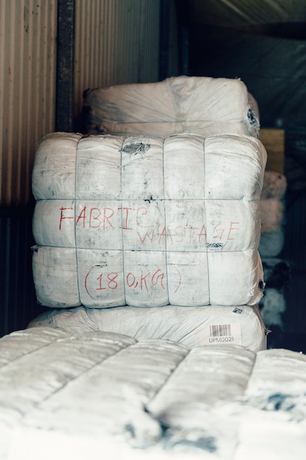 Textile waste ...
