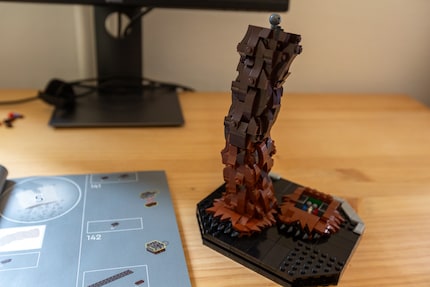 Zodra de eerste poot van Chewbacca erop zat, wilde ik niet meer verder bouwen aan de set.