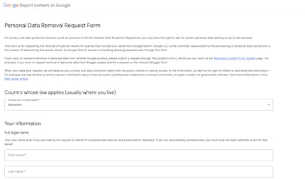  On Google, you can have search results deleted, but this requires proof of authorisation.