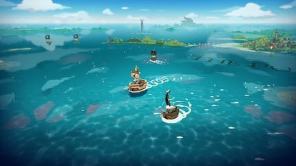 Les combats de navires sont incontournables dans un jeu de pirates.