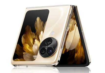 Das Oppo Find N3 Flip hat ein rundes Kameramodul.