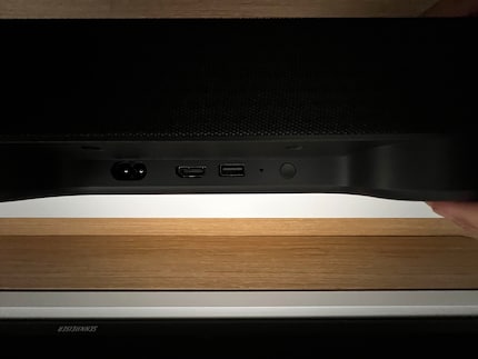 No optical out or jack port - eARC HDMI is enough.