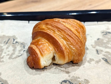 Het hoogtepunt: de laatste croissant werd direct na het maken van deze foto weggegrist en opgegeten.