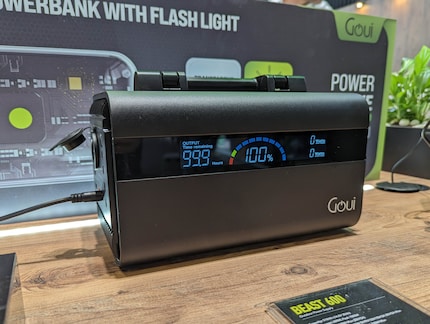 De Goui Beast 600 heeft geen klassiek stopcontact.