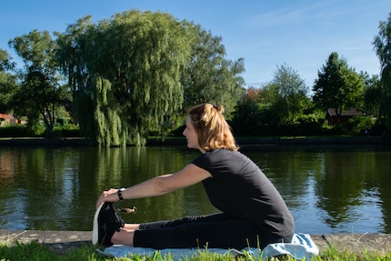 I really enjoyed my short stretching breaks, especially when the weather was nice.