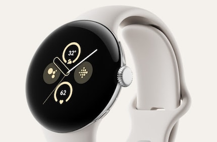 De Pixel Watch 2, zoals Google hem al in de winkel laat zien.