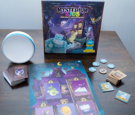 « Mysterium Kids» captivates with its detail and aesthetics. The tambourine is the centrepiece.
