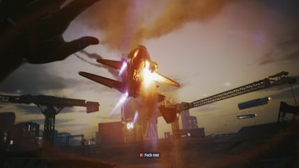 A plane crash for starters. The game goes full-throttle right from the get-go.