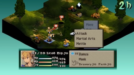 « Final Fantasy Tactics » est un jeu de rôle tactique de bout en bout.