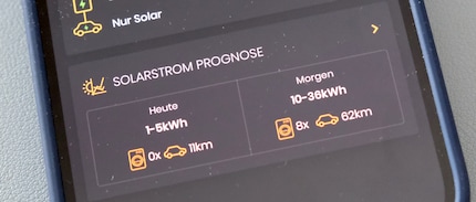 Morgen soll es genug Strom geben, um acht Ladungen Wäsche waschen zu können.