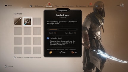Lebensenergie aussaugen hilft gerade anfangs im Spiel, wenn meine anderen Fertigkeiten noch nicht besonders fortgeschritten sind.