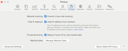 Safari vergrendelt privétabbladen met een wachtwoord - als je dat wilt.