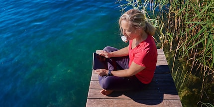 My favourite thing about the breathing trainer is the relaxation exercises.