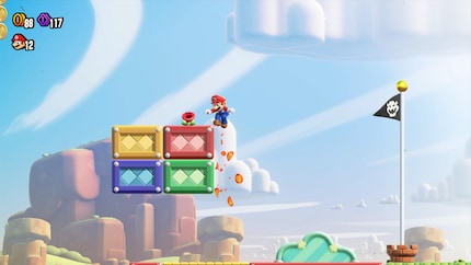 De Wall-Climb Jump is een van de beste badges. Hiermee kan Mario tegen een muur opklimmen in plaats van eraf te springen.