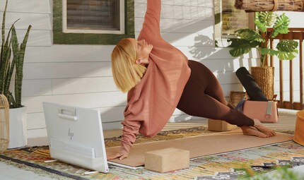 Zo stelt HP zich yoga voor de Envy Move voor.