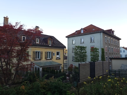 In de basismodus geeft de lucht me de indruk dat het binnenkort gaat regenen.