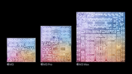 Anders als bei der alten M2-Serie hebt sich bei den Chips der M3-Familie der Max stärker vom Pro ab. Während der Pro auf eine gute Balance zwischen Leistung und Effizienz ausgelegt zu sein scheint, fokussiert der Max voll auf Performance.