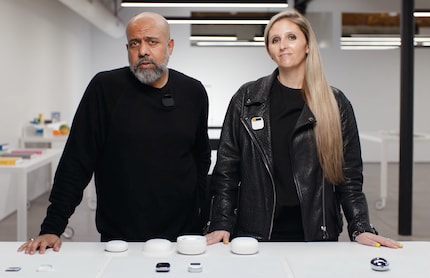 De twee breinen achter Humane: Imran Chaudhri en Bethany Bongiorno.