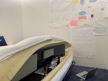 Le « smart bed » commandé par Raspberry.
