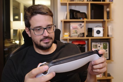 La console tient parfaitement au creux de la main.
